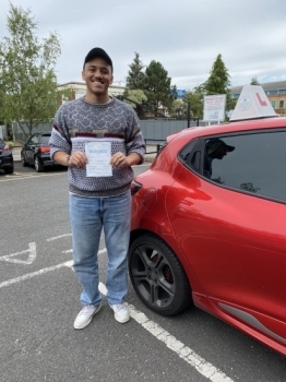 I passed my driving test first time today with only one fault and it is all thanks to Diana! Although we only had a short time for me to learn she was very accommodating and always made the most of the time we had together. The mix of learning and mock tests made my progress very easy to track and improved my confidence very quickly. She always remained calm and was very patient with me which help