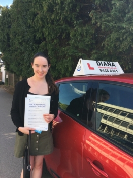 Thank you so much Diana for taking your time to teach me how to drive I have learnt so much from you and it has helped me to become a confident driver I would definitely recommend Diana to anyone wanting to learn how to drive