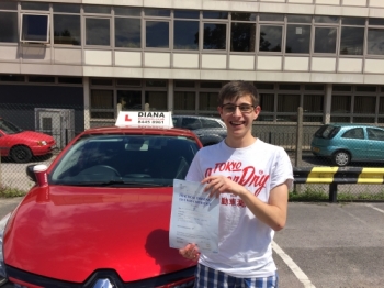 Well done Jake got over your nerves for a great drive 3 minors in Barnet
