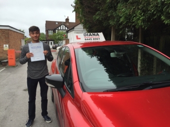Well done Jason first time 2 minors in Barnet see you driving around
